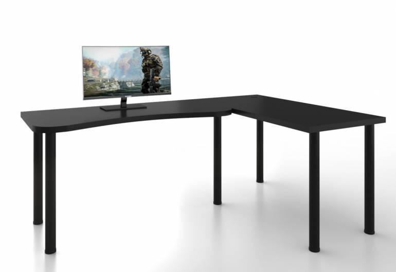 Počítačový rohový stůl L