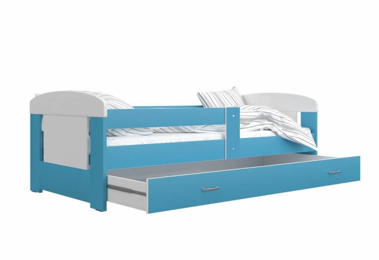 Dětská postel FILIP P1 COLOR + úložný prostor + matrace + rošt ZDARMA