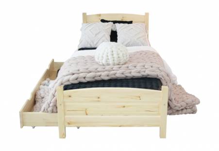 Vyvýšená postel JOANA + matrace + rošt ZDARMA, 90x200 cm