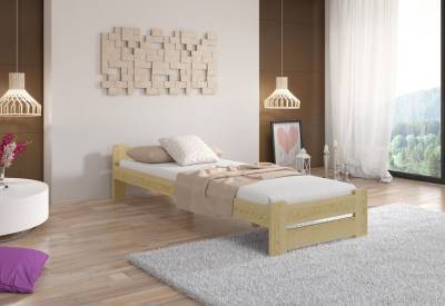 Postel s matrací a roštem EURO 80 x 200 cm