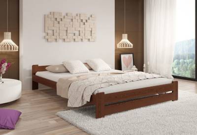 Postel EURO + matrace + rošt ZDARMA 200 x 200 cm