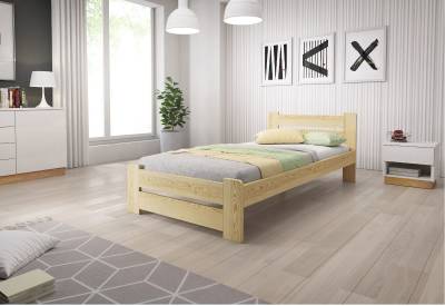 Postel EUREKA + matrace + rošt ZDARMA, 90 x 200 cm