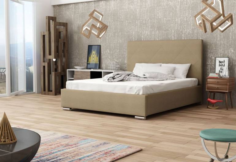 Čalouněná postel FLEK 5 + rošt + matrace 180x200