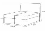 Čalouněná postel CRISTAL + matrace + rošt