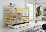 Dětská patrová postel ERYK 2 + úložný prostor + matrace + rošt ZDARMA