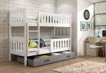 Dětská patrová postel KUBUS 2 + úložný prostor + matrace + rošt ZDARMA