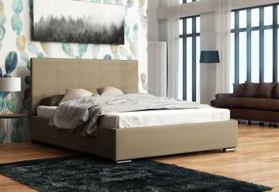 Čalouněná postel FOX 4 + rošt + matrace 180x200