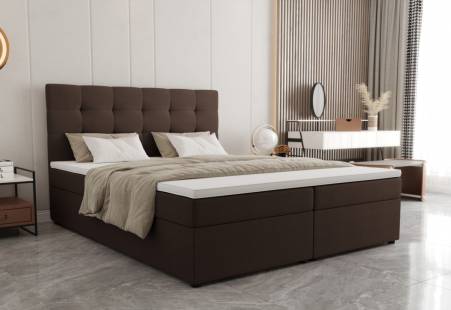 Čalouněná postel DUO 2 + úložný prostor + matrace