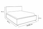 VERA - postel + noční stolky (51,52)