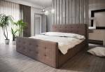 Čalouněná postel MILANO 1 + úložný prostor + matrace + rošt
