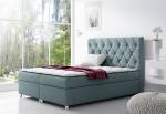 Čalouněná postel ROMA + úložný prostor + topper