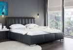 Čalouněná postel MILANO + úložný prostor + rošt