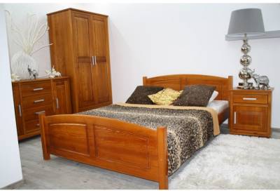 Postel z masivu ZYTA + rošt ZDARMA