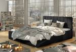 Čalouněná manželská postel GRAND + úložný prostor + rošt