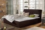 Čalouněná manželská postel MILANO + úložný prostor + rošt
