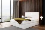 Čalouněná postel GRAND + úložný prostor + topper