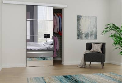 Posuvné dveře se zrcadlem MIRROR PLUS