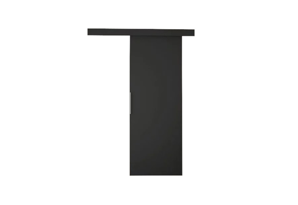 Supermobel Posuvné dveře MARTI I + Tichý dojezd, 86,5x205, černá