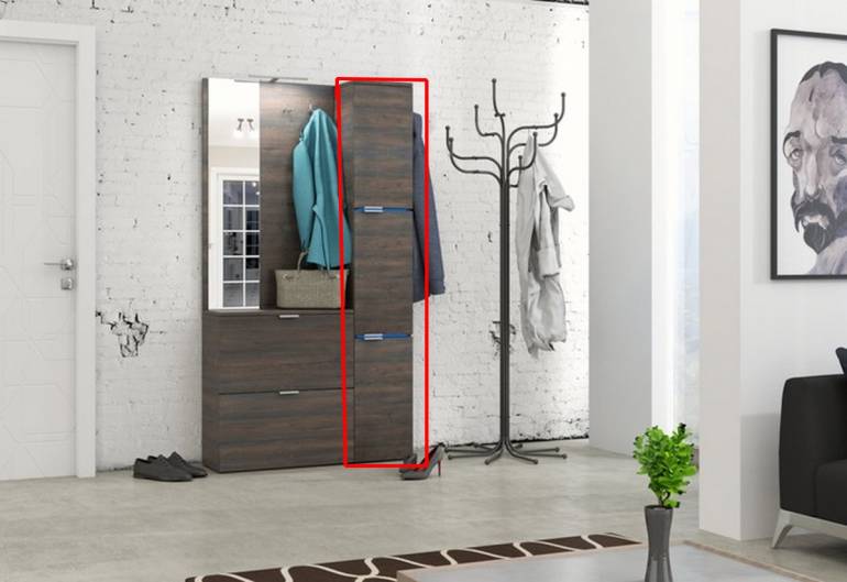 Sloupek k předsíňové sestavě TRENDY