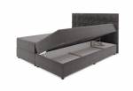 Čalouněná postel boxspring WALL + úložný prostor