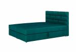 Čalouněná postel boxspring WALL + úložný prostor