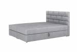 Čalouněná postel boxspring WALL + úložný prostor