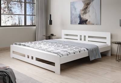 Postel WHITE s matrací + rošt ZDARMA