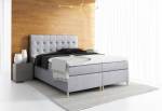 Čalouněná postel boxspring AVANTI + úložný prostor + topper