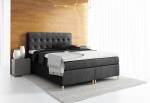 Čalouněná postel boxspring AVANTI + úložný prostor + topper