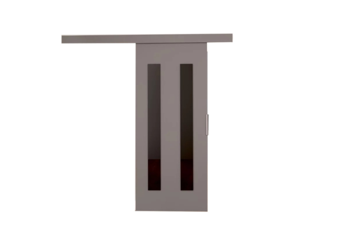 Supermobel Posuvné dveře STANDARD III + tichý dojezd, 106x205, šedá