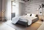 Jednolůžková čalouněná postel LOFT + rošt + matrace, 80x200
