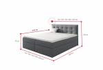 Čalouněná postel boxspring TOP 1