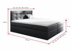 Čalouněná postel boxspring TOP 2