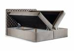 Čalouněná postel boxspring CHESTERFIELD + topper