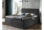 Čalouněná postel boxspring CHESTERFIELD + topper