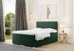 Čalouněná postel boxspring RIMINI + topper