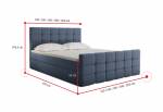 Čalouněná postel boxspring MARIN
