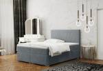 Čalouněná postel boxspring CASTEL + vrchní matrace