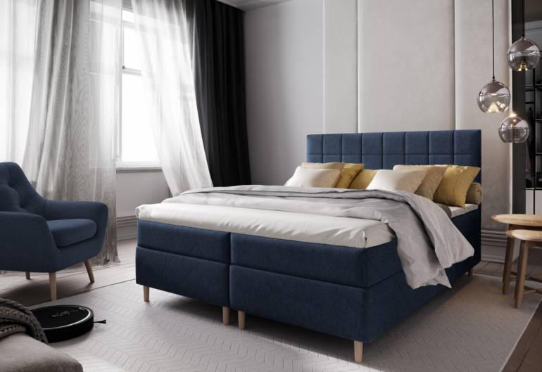 Čalouněná postel boxspring IBIZA