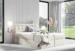 Čalouněná postel boxspring HAVANA + topper