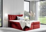 Čalouněná postel boxspring HAVANA + topper