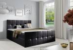 Čalouněná postel boxspring CHARLOTTE + topper