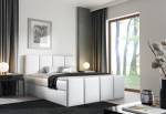 Čalouněná postel boxspring LARS + topper