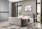 Čalouněná postel boxspring MALAGA + vrchní matrace