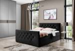 Čalouněná postel boxspring MALAGA + vrchní matrace