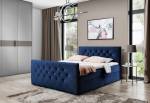 Čalouněná postel boxspring MALAGA + vrchní matrace