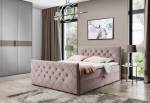 Čalouněná postel boxspring MALAGA + vrchní matrace