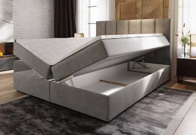 Čalouněná postel boxspring MERIL
