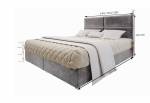 Čalouněná postel boxspring LONIS