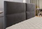 Čalouněná postel boxspring MULEN + vrchní matrace